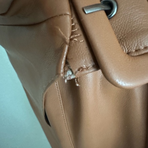 LAGENCE  $495 Amal buckle midi dress  Faux Leather size 4 - Picture 10 of 10